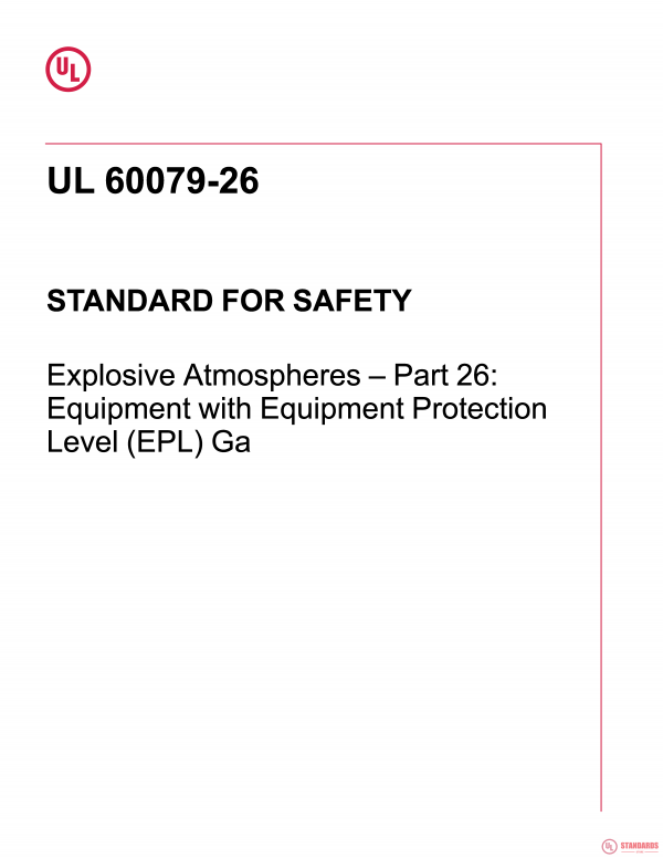 UL 60079-26 PDF UL 60079-26 PDF